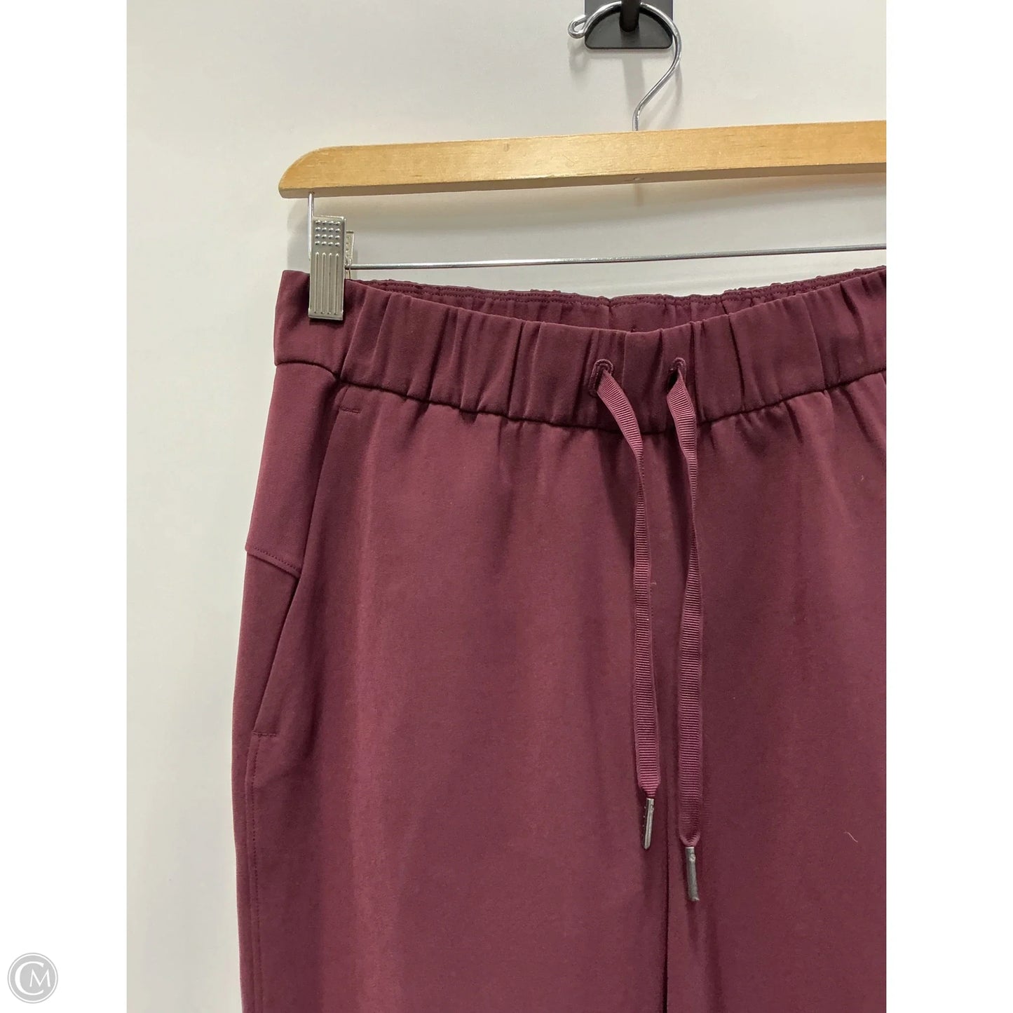 Athletic Pants By Lululemon In Maroon, Size: 4
