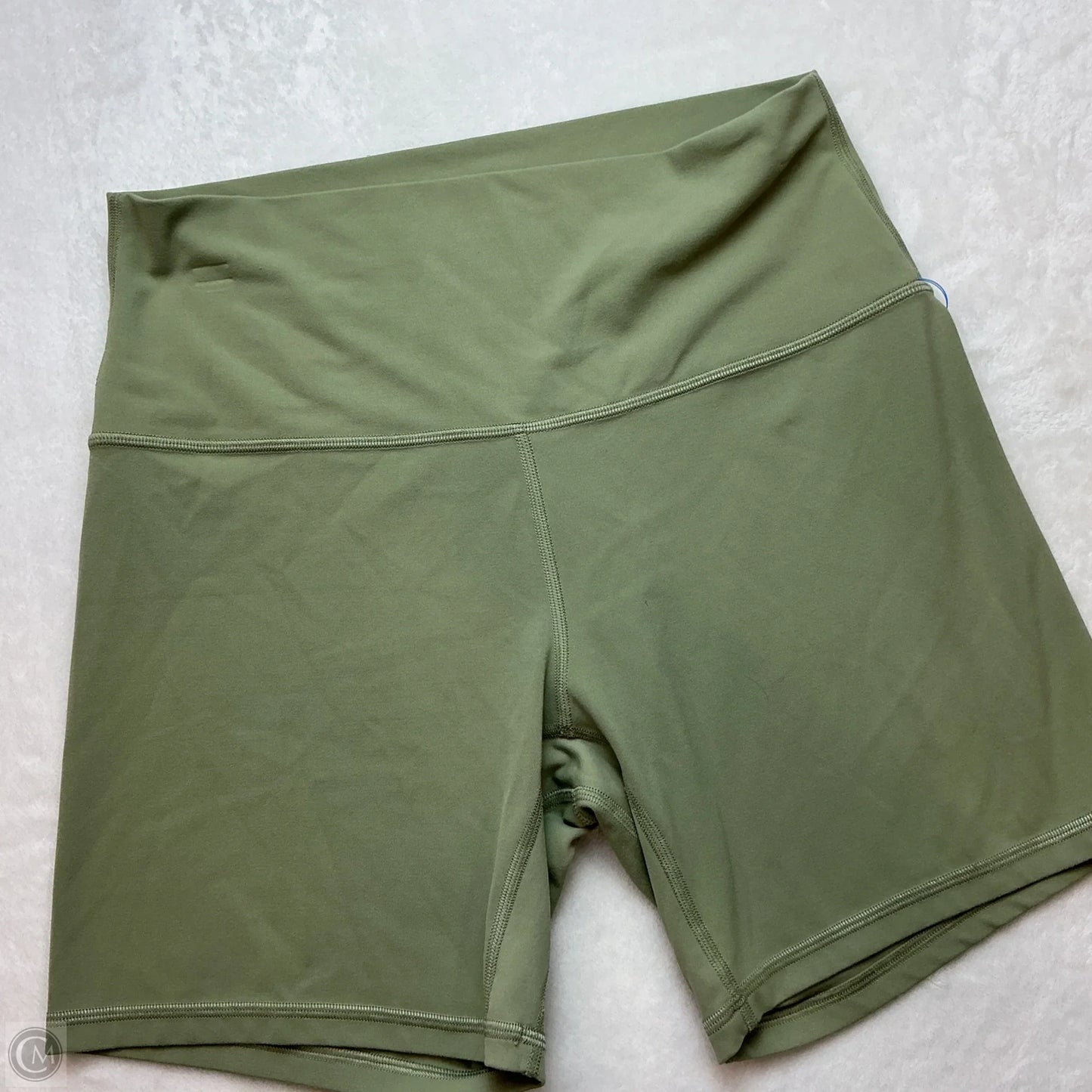 Athletic Shorts By Lululemon In Green, Size: 10