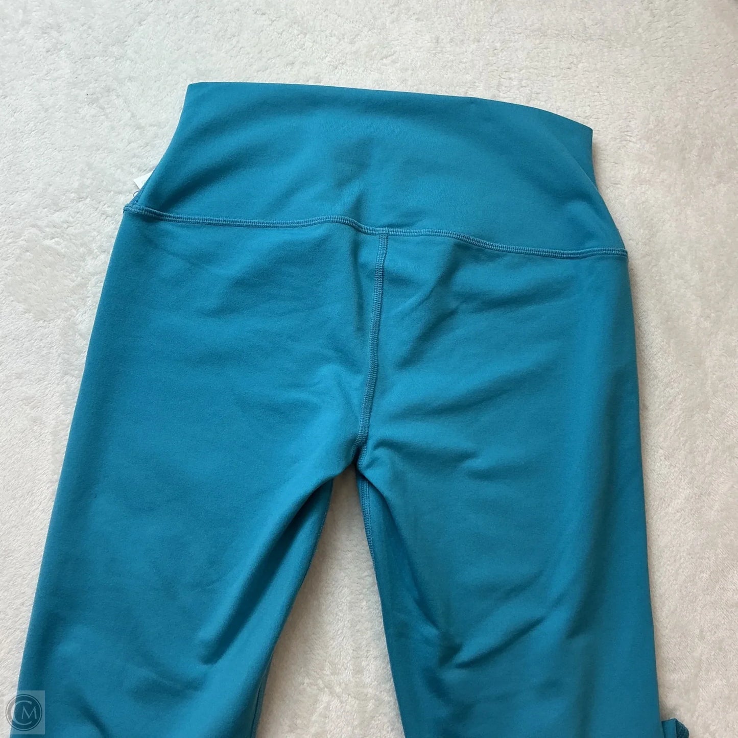 Athletic Leggings By Alo In Blue, Size: M
