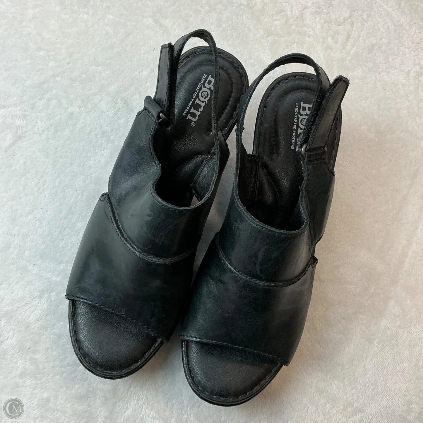 Sandals Heels Block By Born In Black, Size: 9
