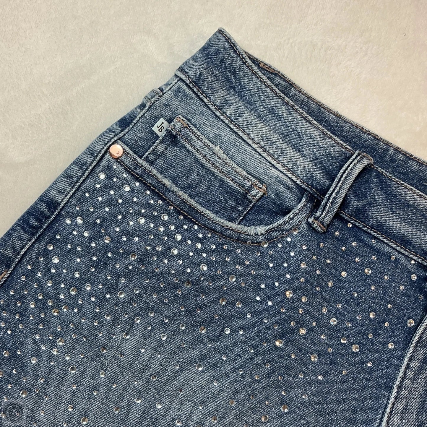 Shorts By Judy Blue In Blue Denim, Size: 1x