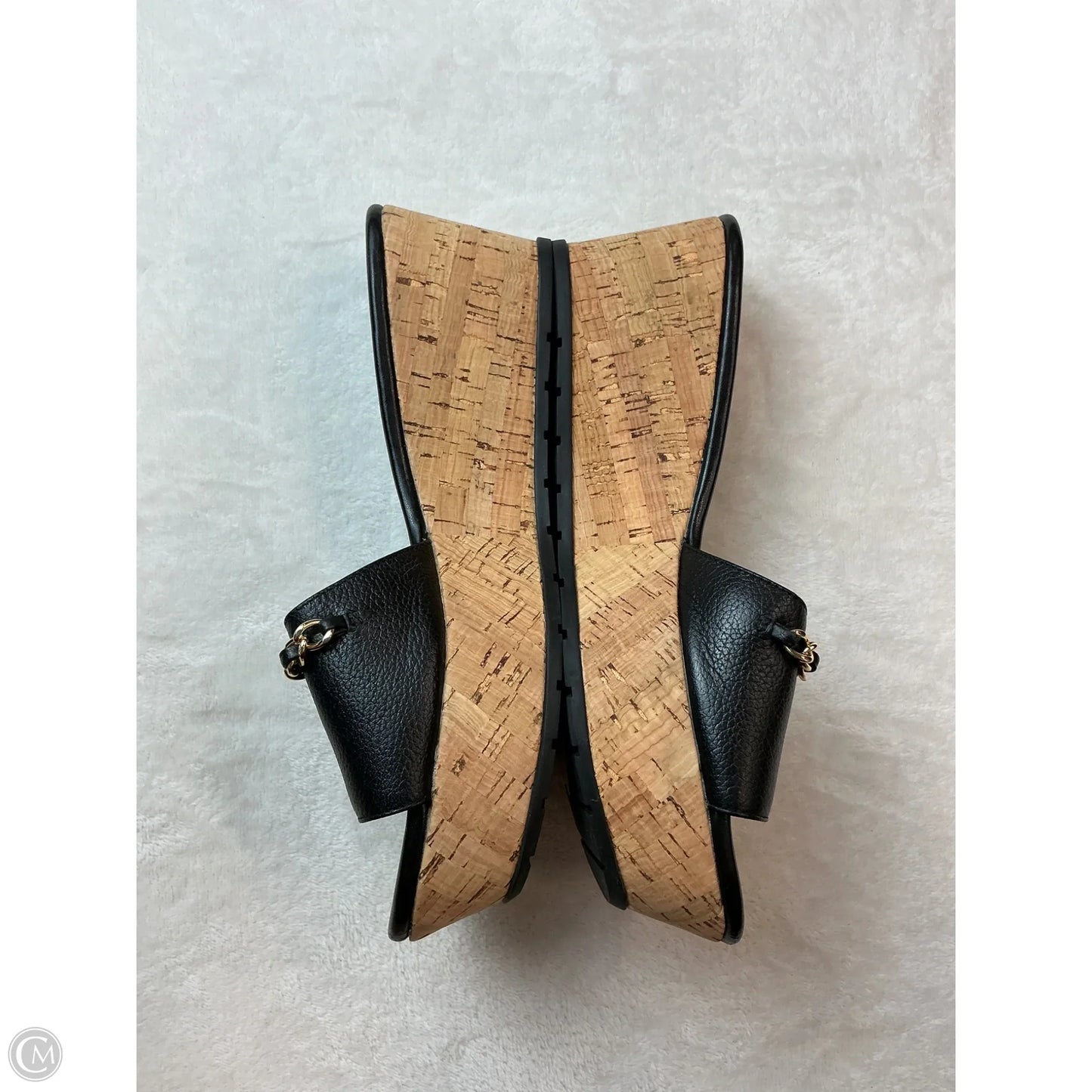 Sandals Heels Platform By Michael By Michael Kors In Black, Size: 7.5