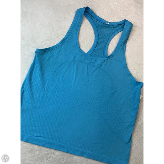 Athletic Tank Top By Lululemon In Blue, Size: M