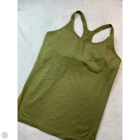 Athletic Tank Top By Lululemon In Green, Size: 12