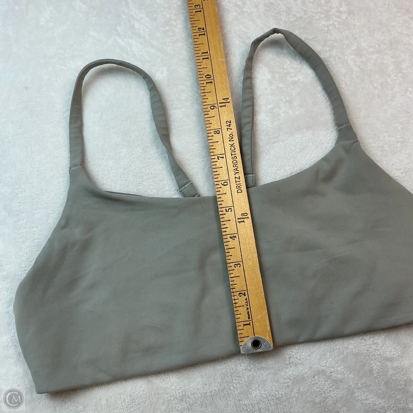 Athletic Bra By Lululemon In Grey, Size: 12