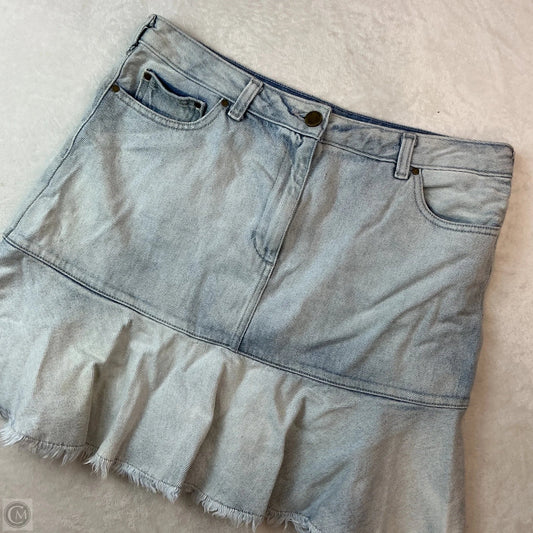 Skirt Designer By Michael Kors In Blue Denim, Size: 10