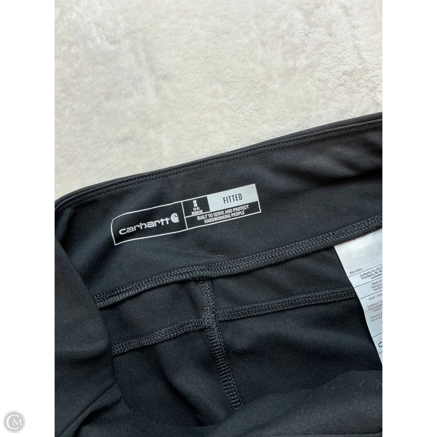 Athletic Leggings By Carhartt In Black, Size: S