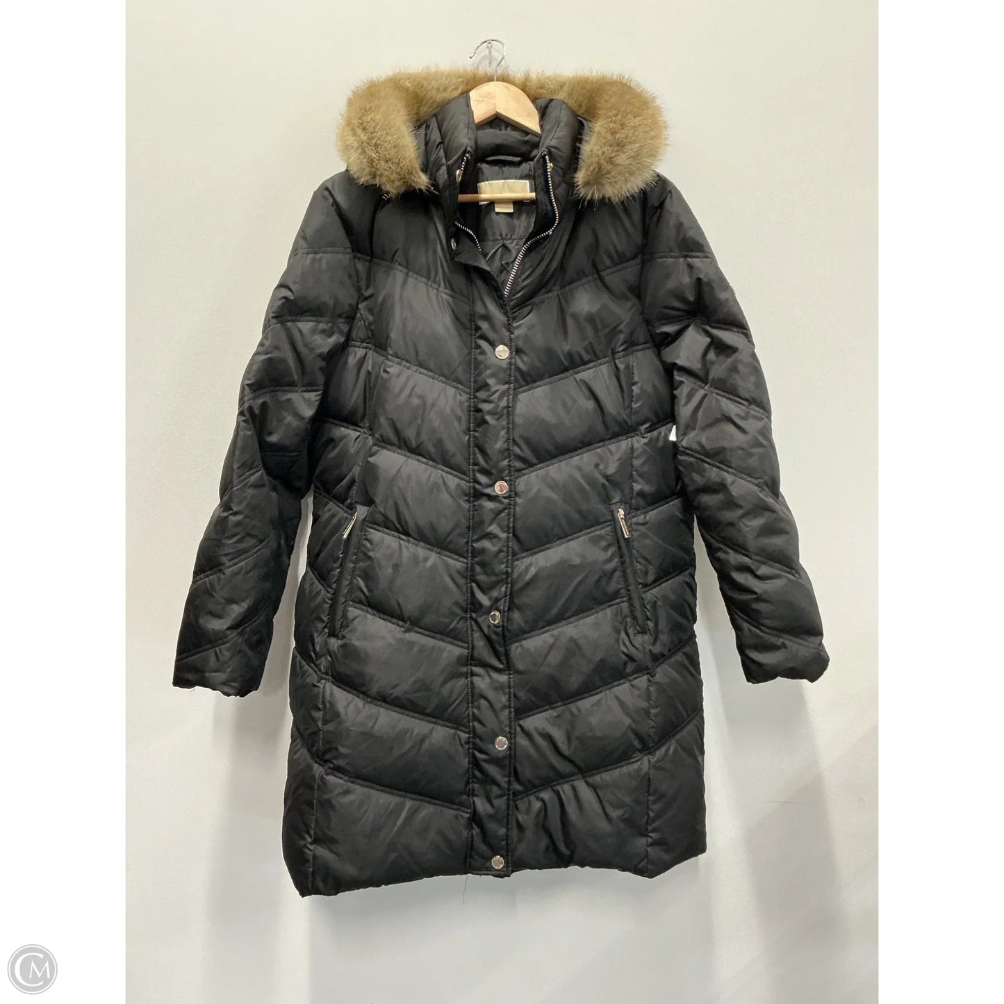 Coat Puffer & Quilted By Michael By Michael Kors In Black, Size: Xl