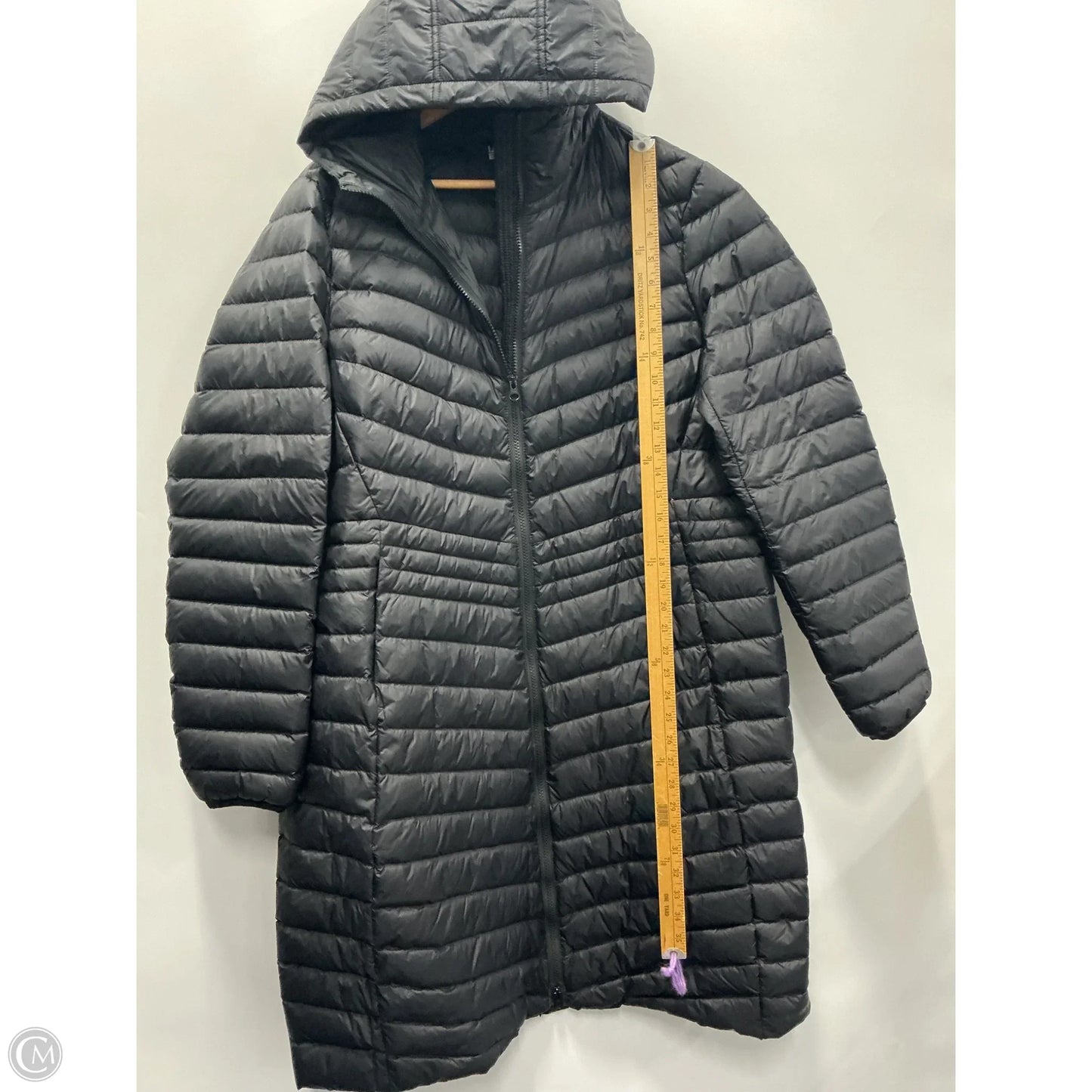 Jacket Puffer & Quilted By Lands End In Black, Size: Xl
