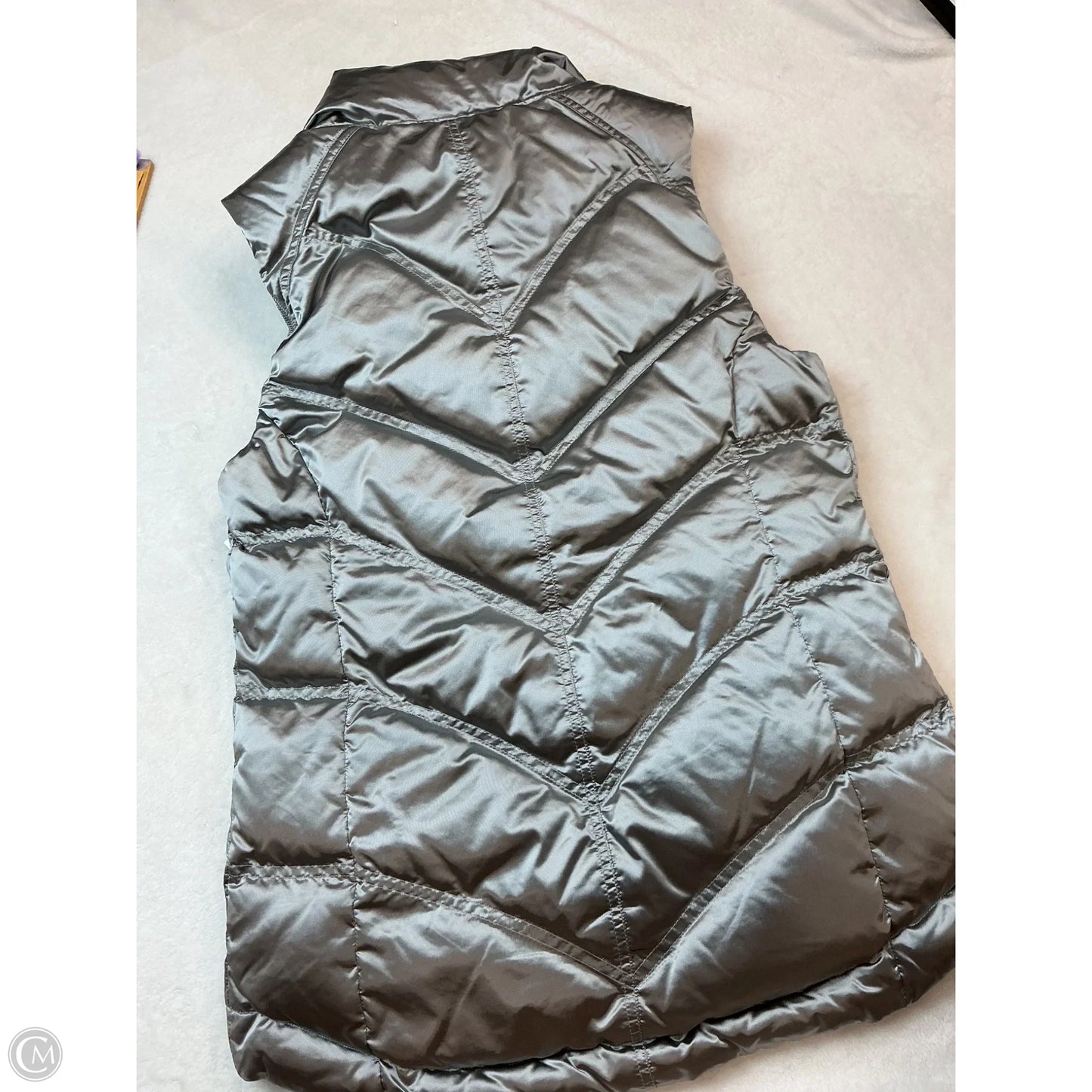 Vest Puffer & Quilted By Athleta In Grey, Size: M