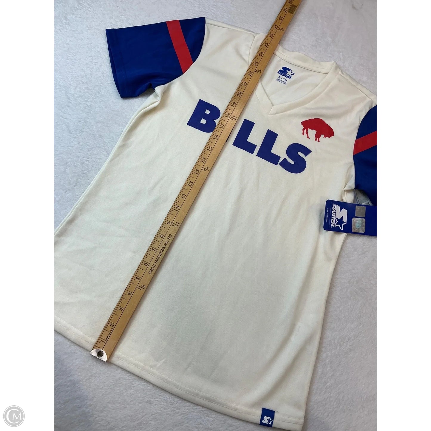Athletic Top Short Sleeve By Clothes Mentor In Cream, Size: S
