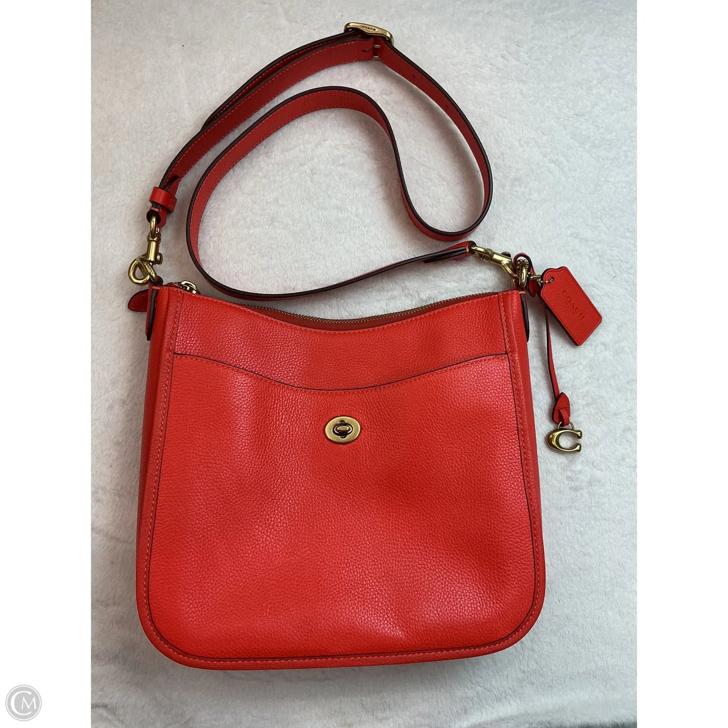 Crossbody Designer By Coach, Size: Medium