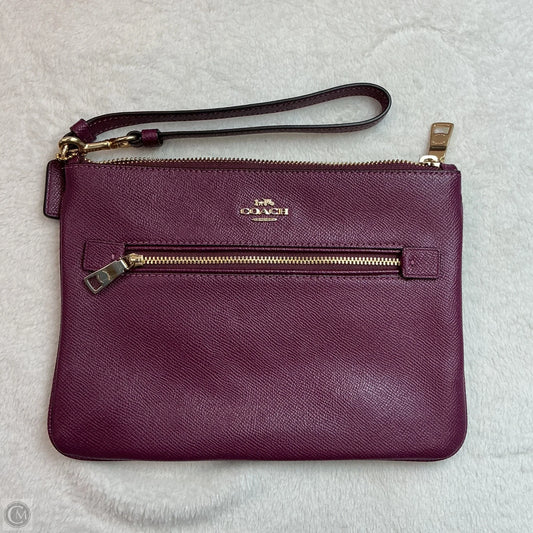 Wristlet Designer By Coach, Size: Large