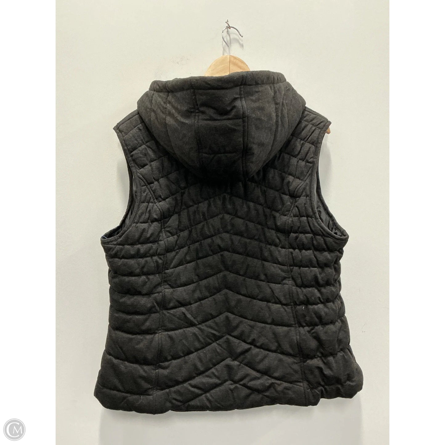 Vest Puffer & Quilted By Chicos In Black, Size: Xl