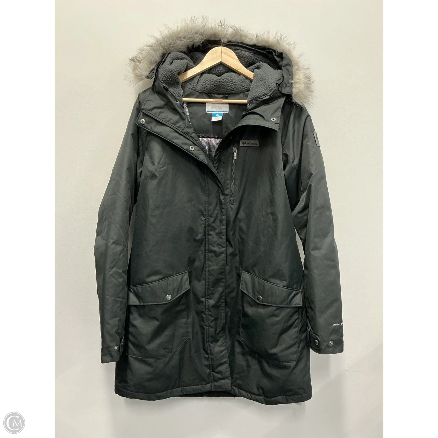 Coat Parka By Columbia In Grey, Size: Xl
