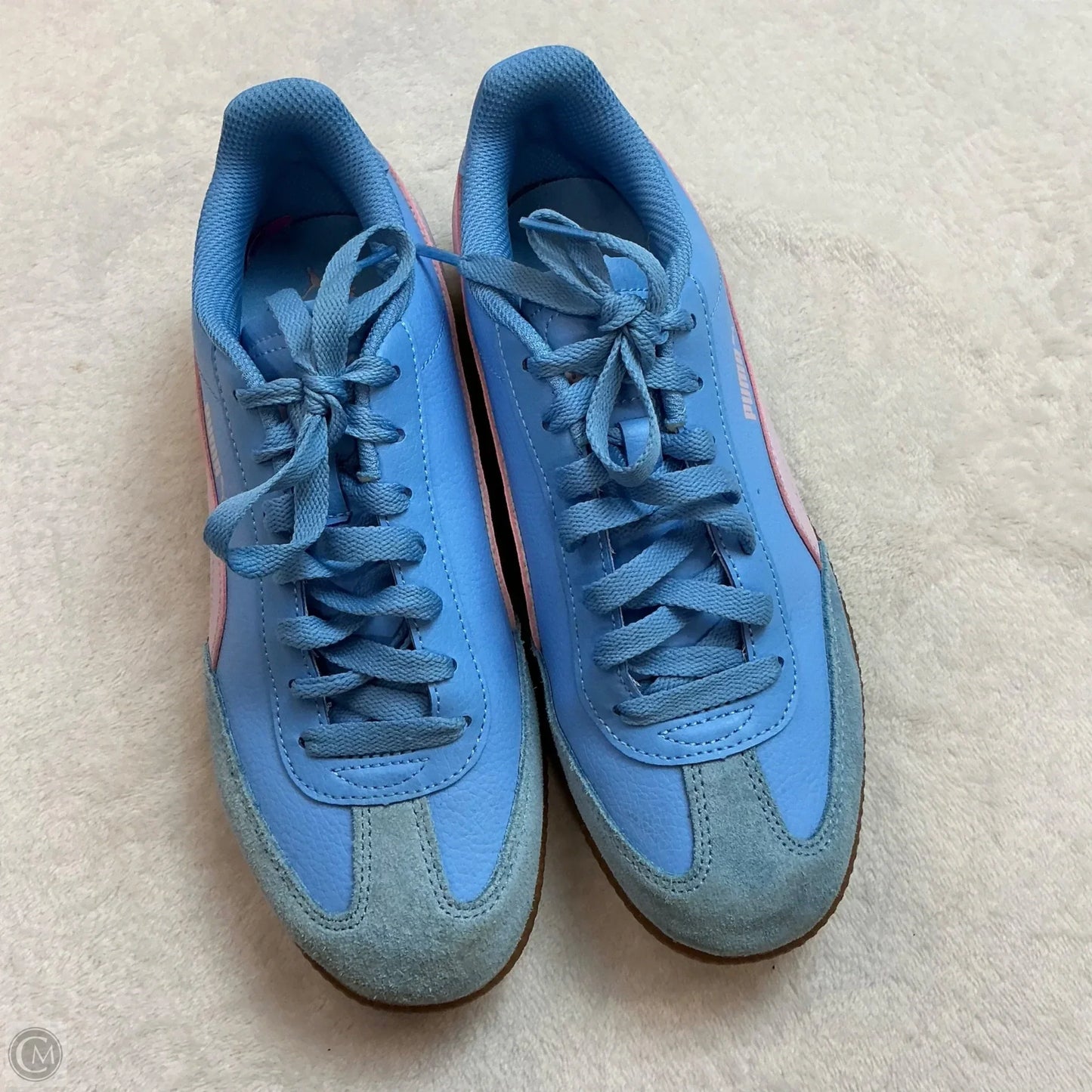 Shoes Athletic By Puma In Blue & Pink, Size: 8.5