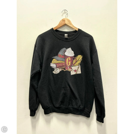 Sweatshirt Crewneck By Gildan In Black, Size: M