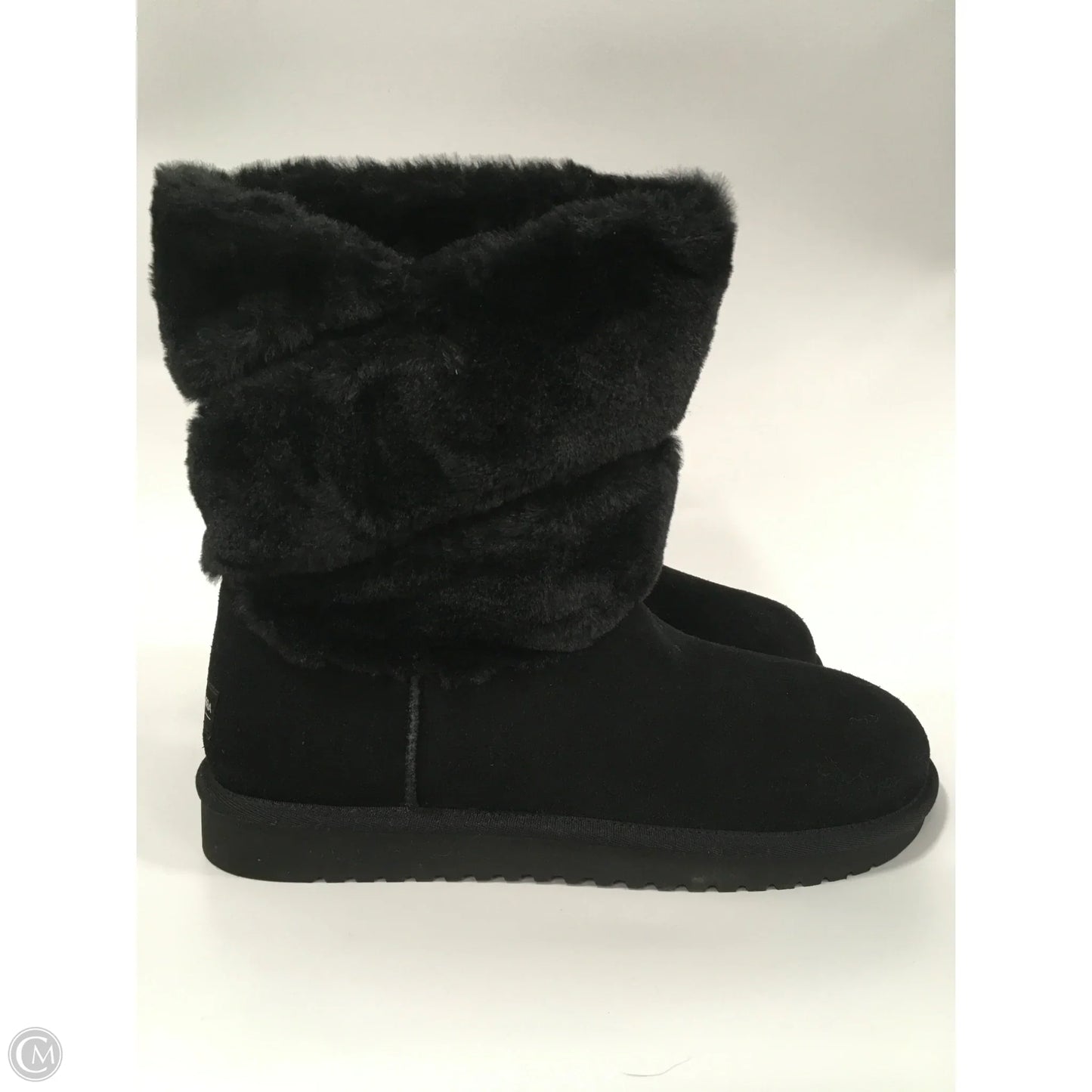 Boots Ankle Flats By Koolaburra By Ugg In Black, Size: 12