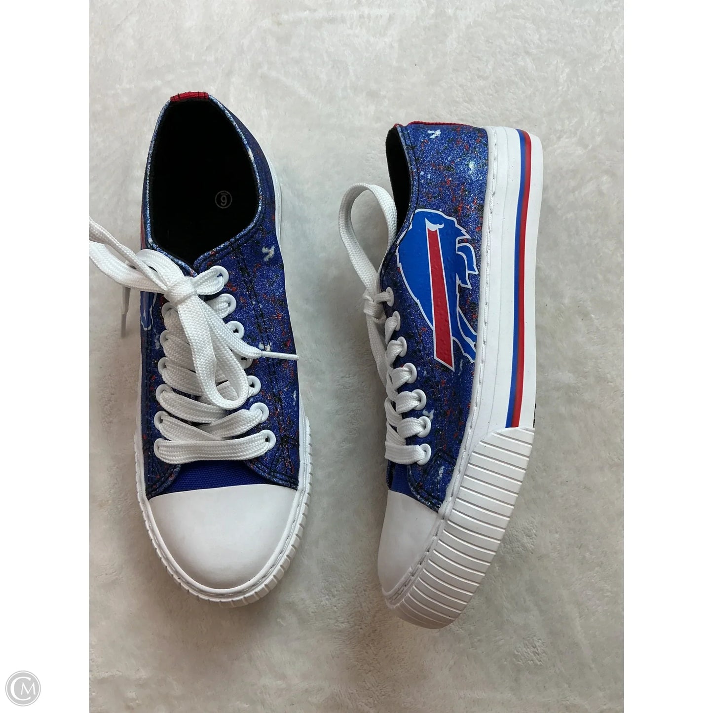 Shoes Sneakers By Clothes Mentor In Blue & Red & White, Size: 6