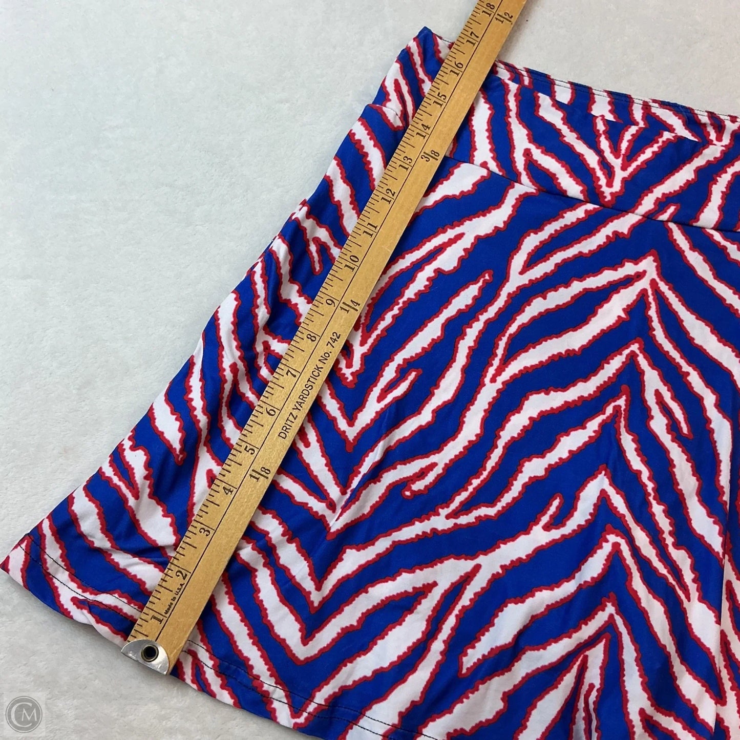 Athletic Skort By Clothes Mentor In Blue & Red & White, Size: M
