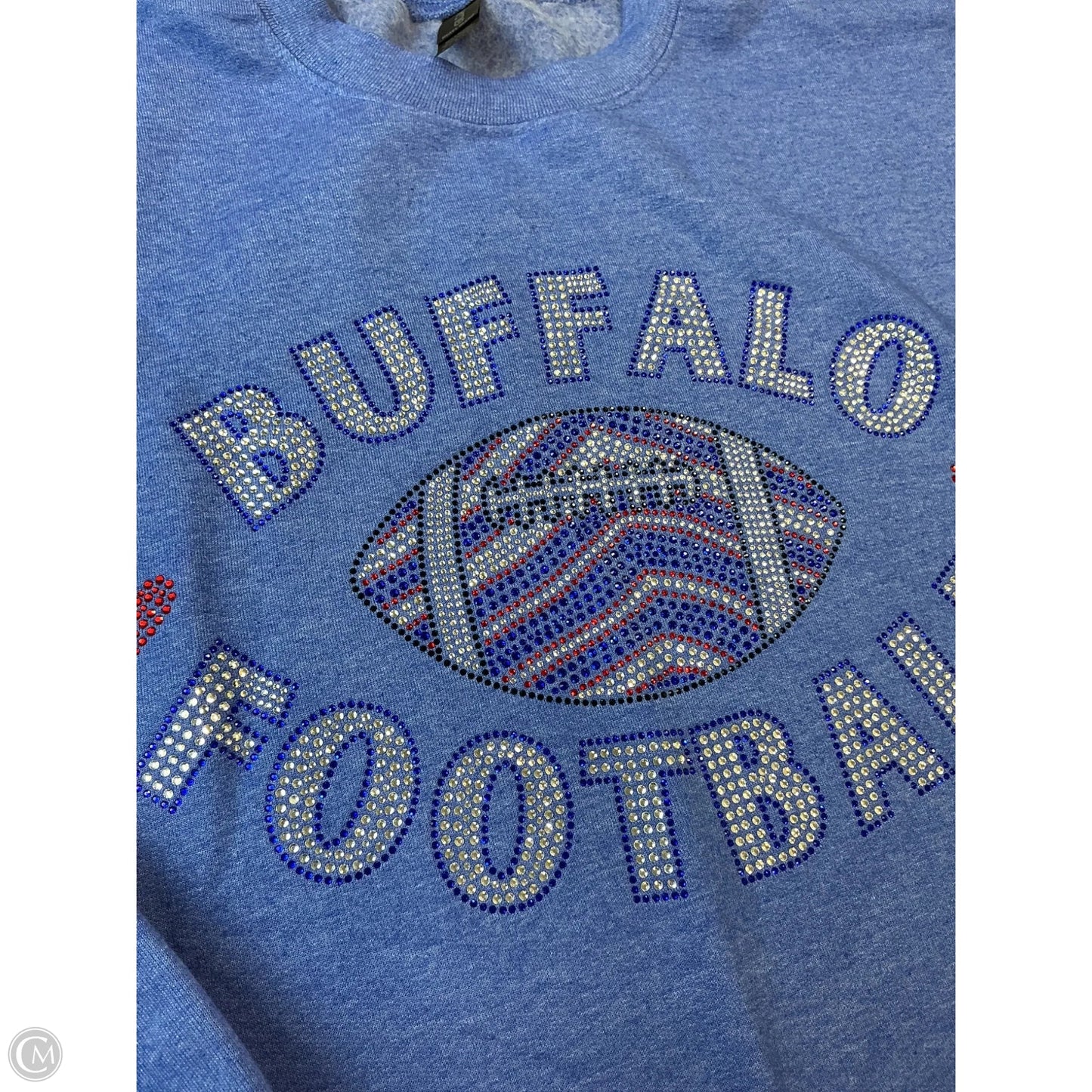 Sweatshirt Crewneck By Gildan In Blue, Size: Sp