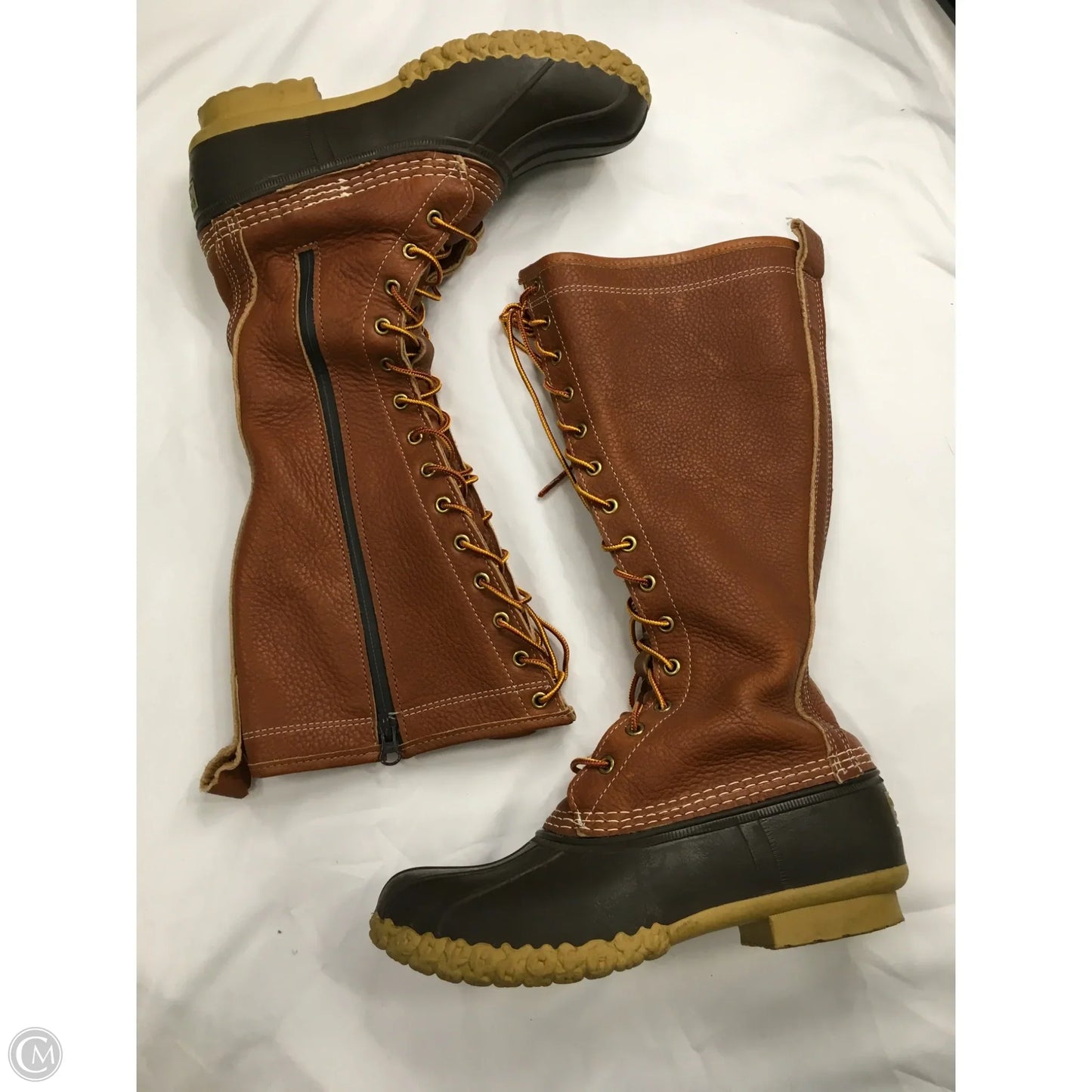 Boots Rain By L.l. Bean In Brown, Size: 9
