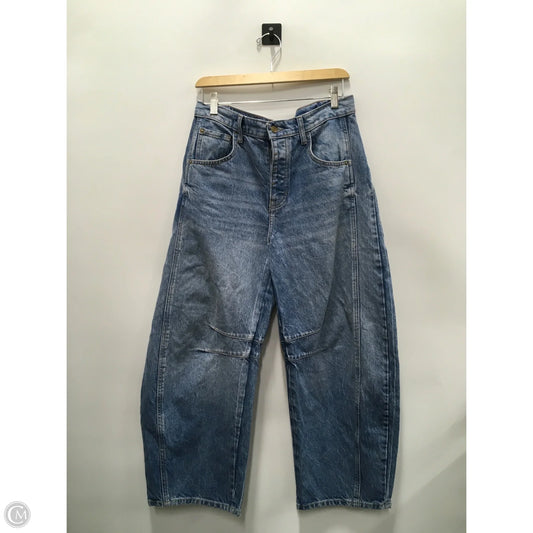 Jeans Wide Leg By We The Free In Blue Denim, Size: 4