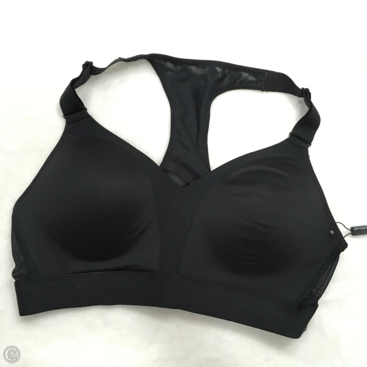 Athletic Bra By Spyder In Black, Size: M