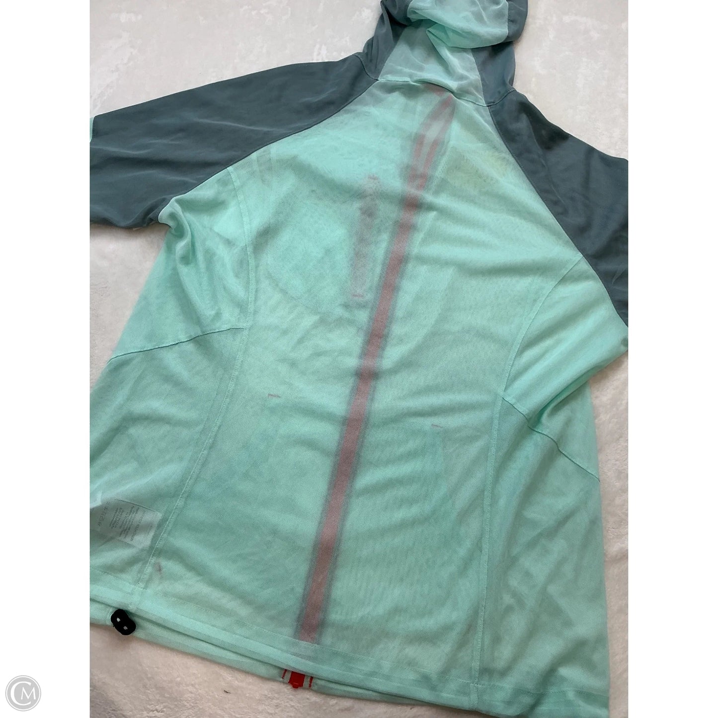 Jacket Windbreaker By Columbia In Blue, Size: Xl