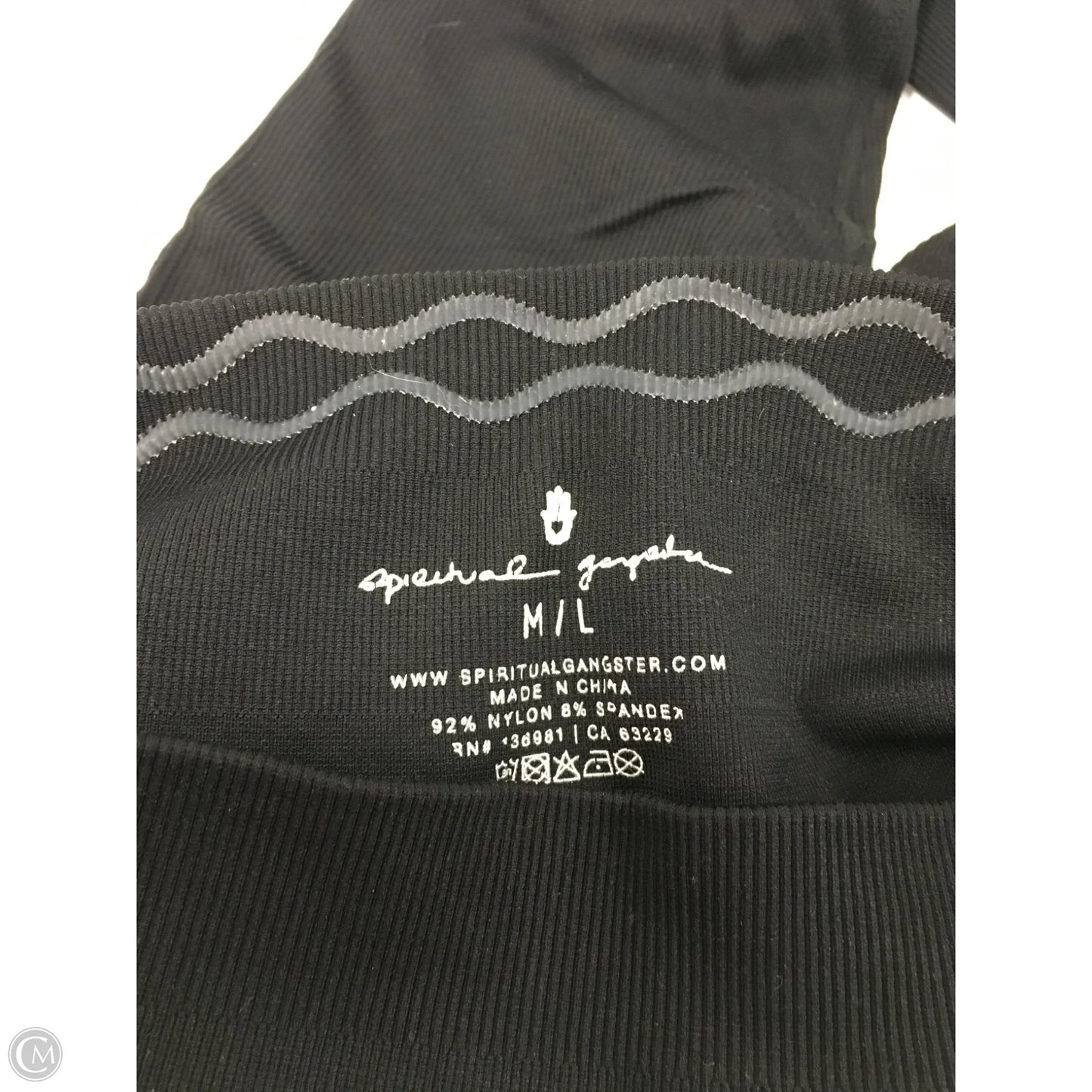 Athletic Leggings By Spiritual Gangster In Black, Size: M