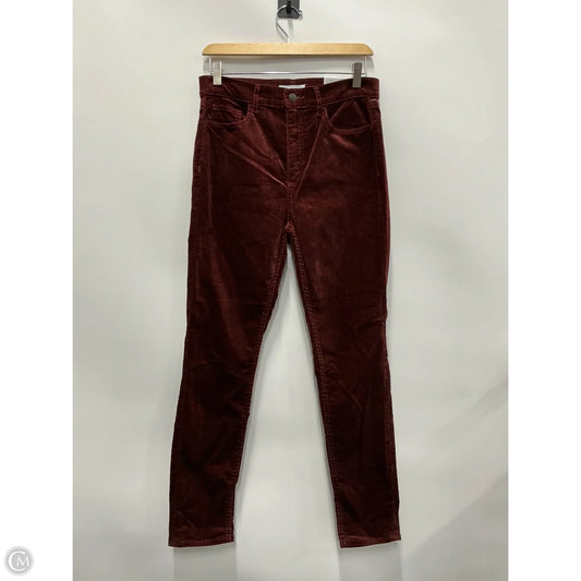 Pants Corduroy By Loft In Red, Size: 6
