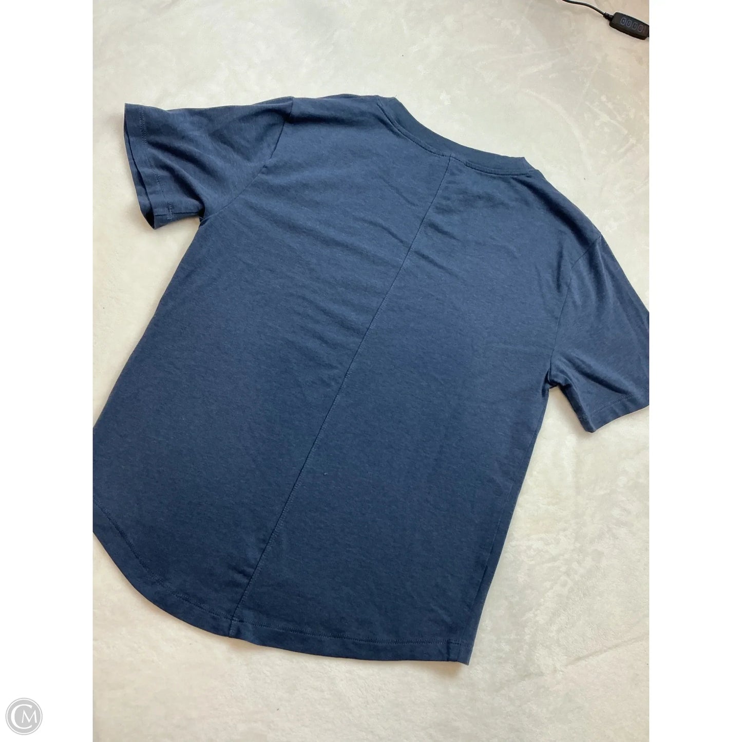 Athletic Top Short Sleeve By Calia In Navy, Size: Xs