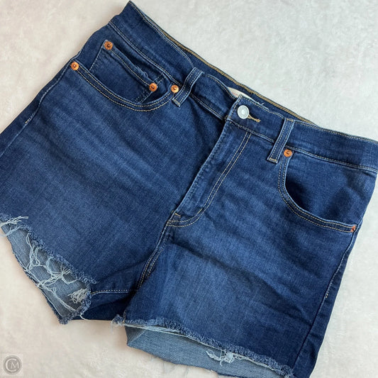 Shorts By Levis In Blue Denim, Size: Xl