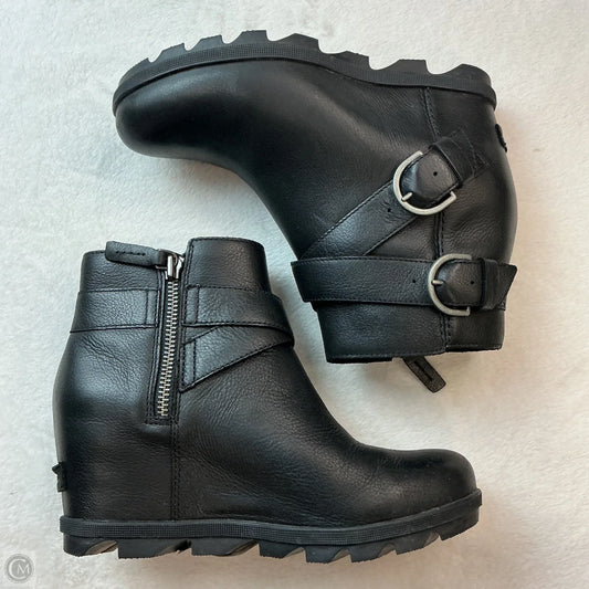 Boots Ankle Heels By Sorel In Black, Size: 9