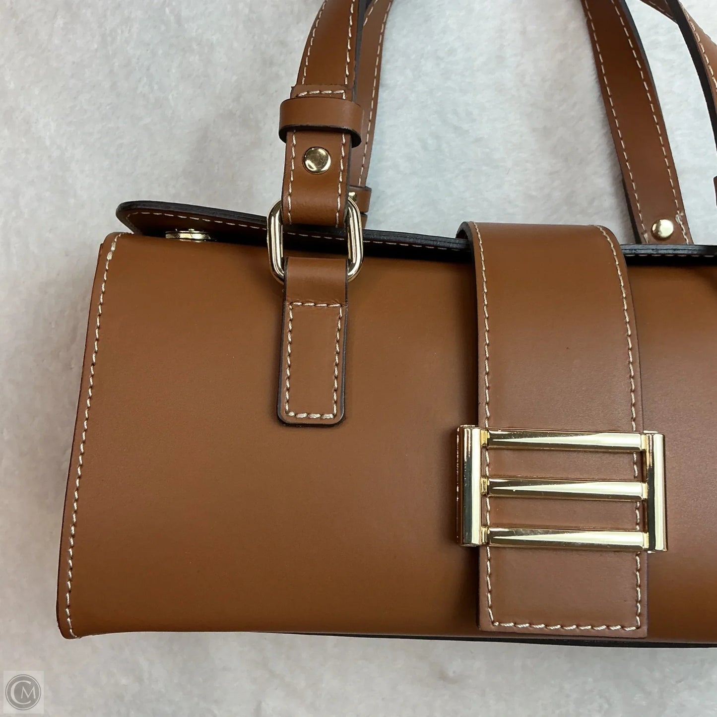 Handbag Leather By Clothes Mentor, Size: Small