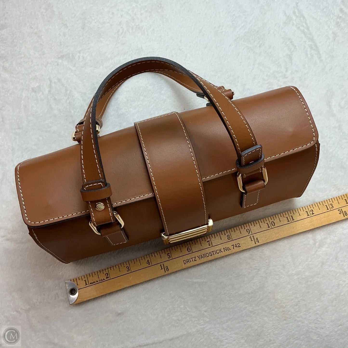 Handbag Leather By Clothes Mentor, Size: Small