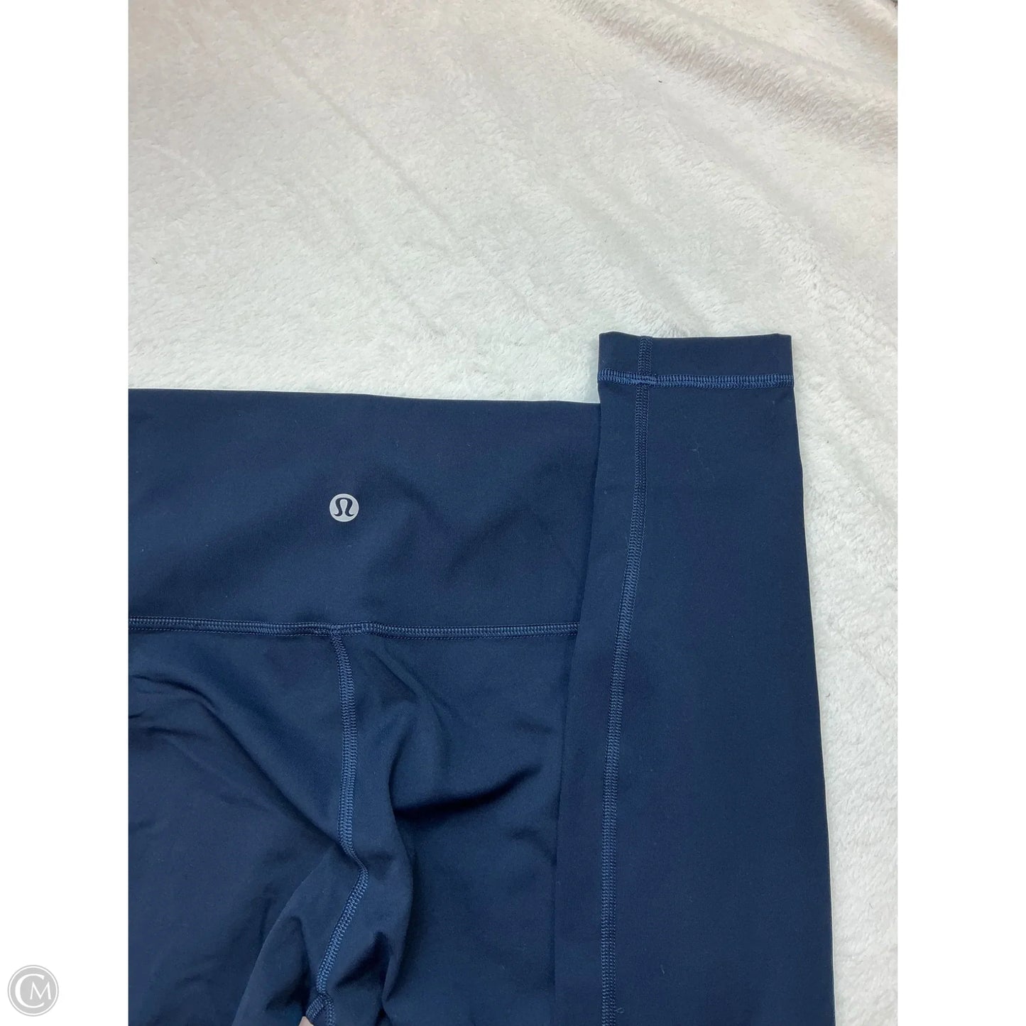 Athletic Leggings By Lululemon In Navy, Size: S