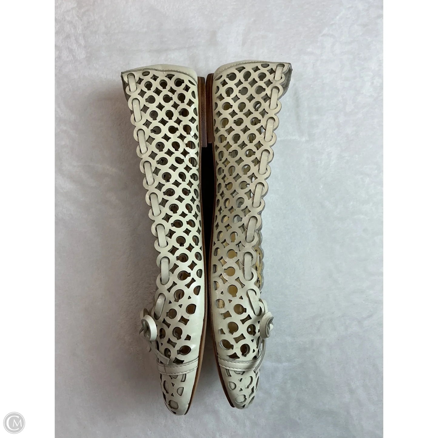 Shoes Designer By Coach In Cream, Size: 8