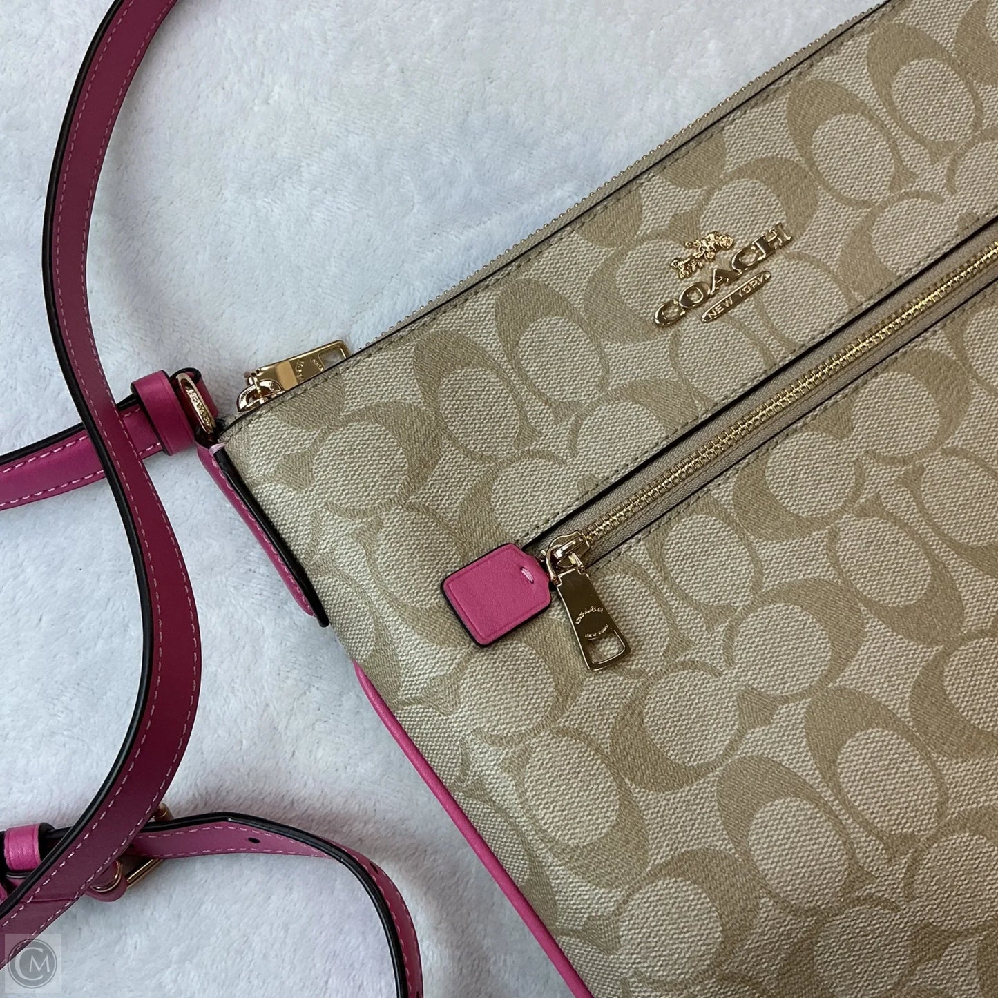 Crossbody Designer By Coach, Size: Large