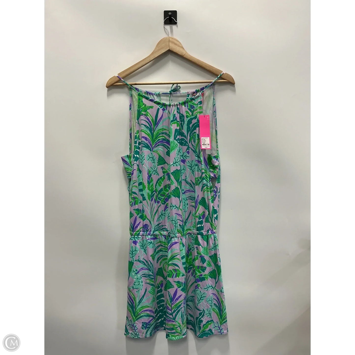 Dress Designer By Lilly Pulitzer In Green & Purple, Size: S