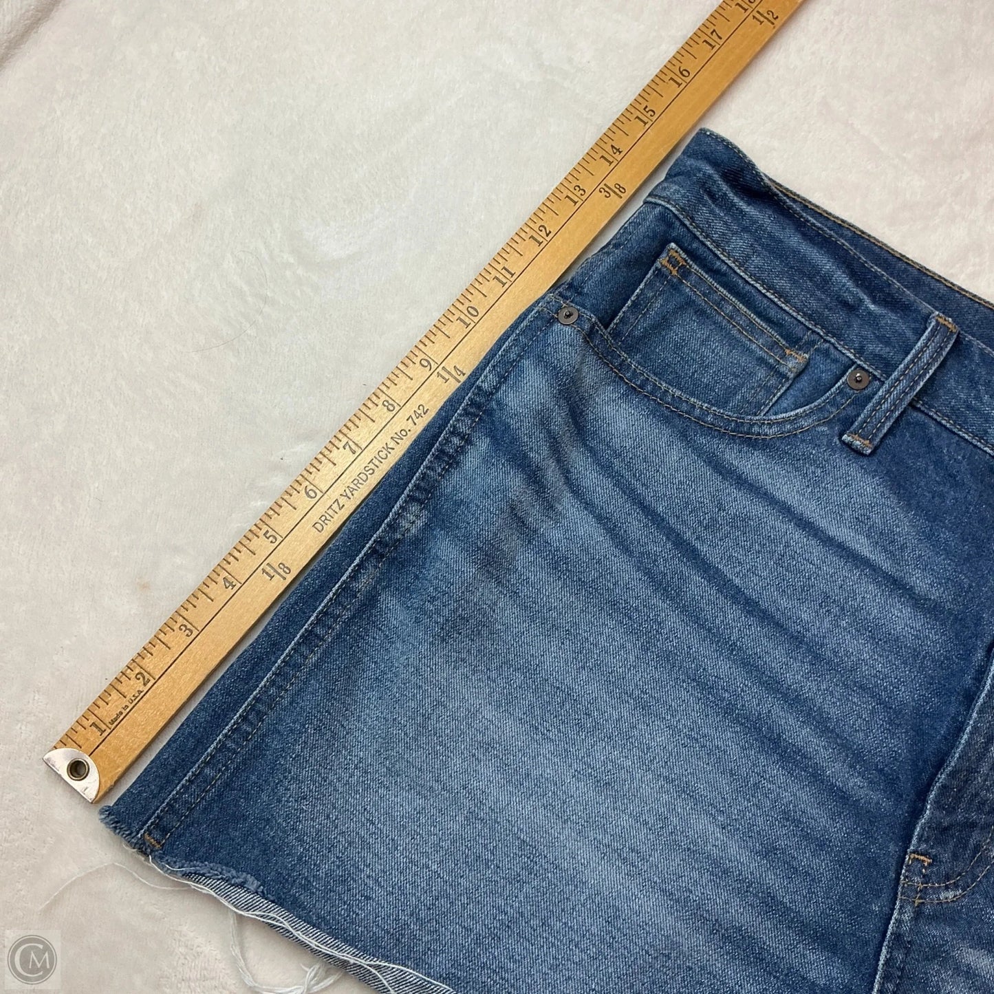 Shorts By Madewell In Blue Denim, Size: 8