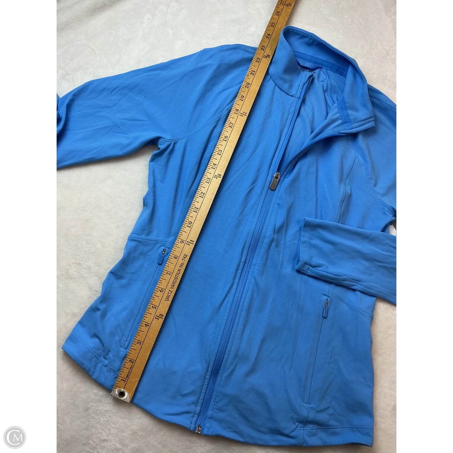 Athletic Jacket By Athleta In Blue, Size: M
