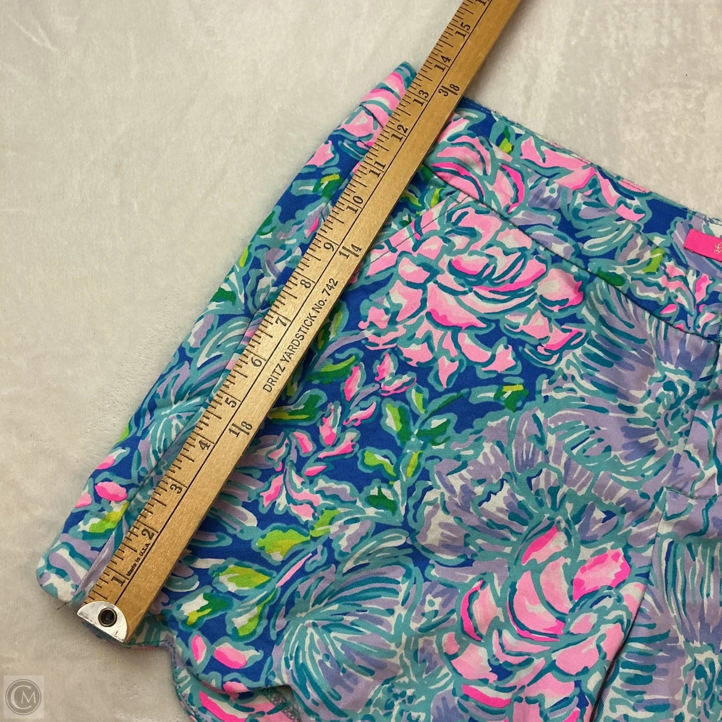 Shorts Designer By Lilly Pulitzer In Blue & Pink, Size: 12