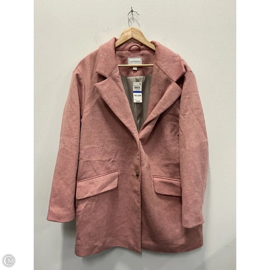 Coat Wool By Charter Club In Pink, Size: Xl
