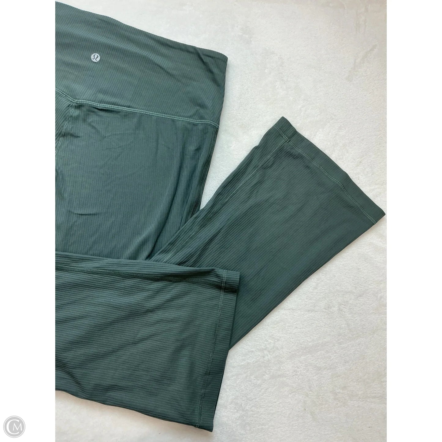 Athletic Leggings By Lululemon In Green, Size: 12