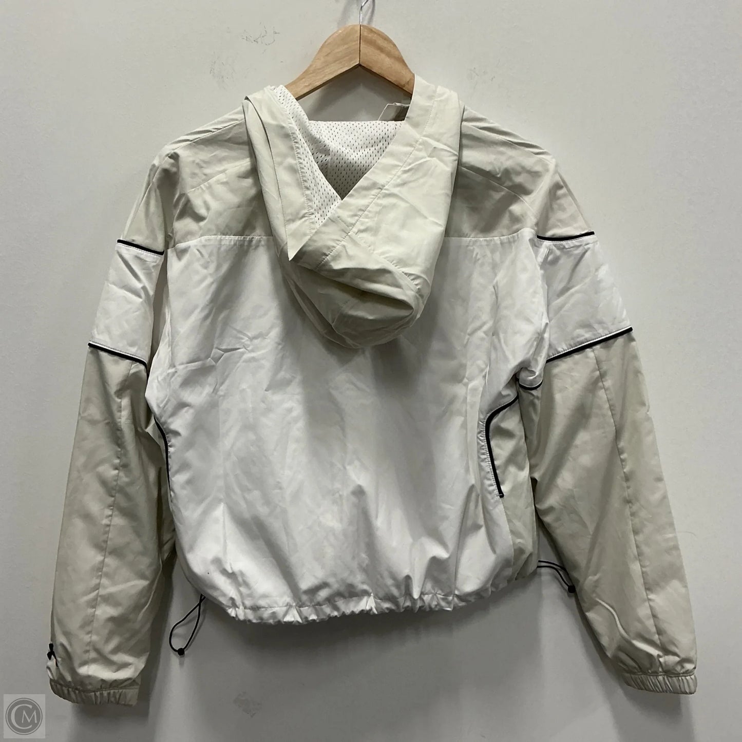 Athletic Jacket By Under Armour In Cream, Size: Xs