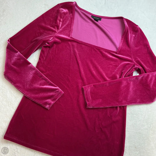 Top Long Sleeve By Halogen In Pink, Size: S