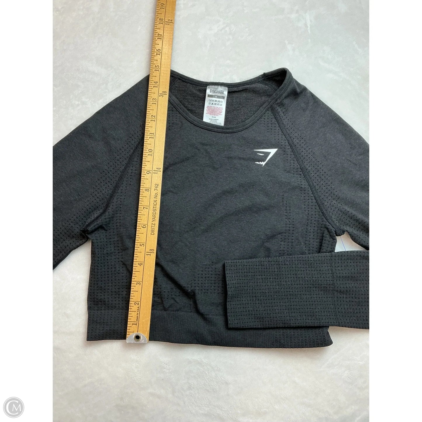 Top Long Sleeve By Gym Shark In Black, Size: M