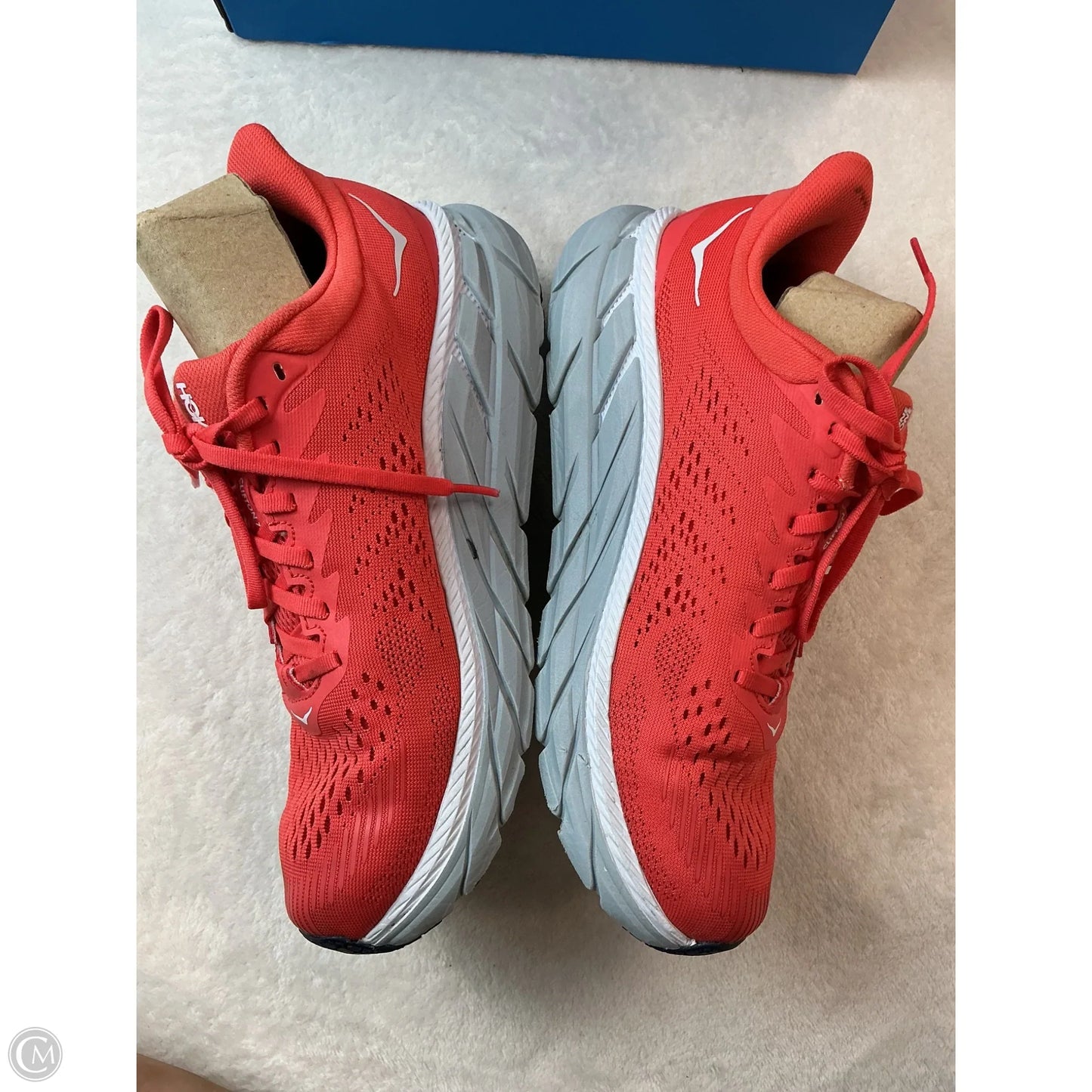 Shoes Athletic By Hoka In Orange, Size: 9
