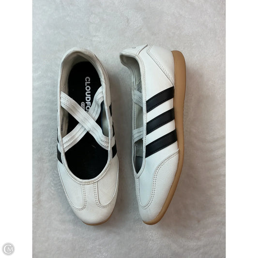 Shoes Flats By Adidas In White, Size: 6.5
